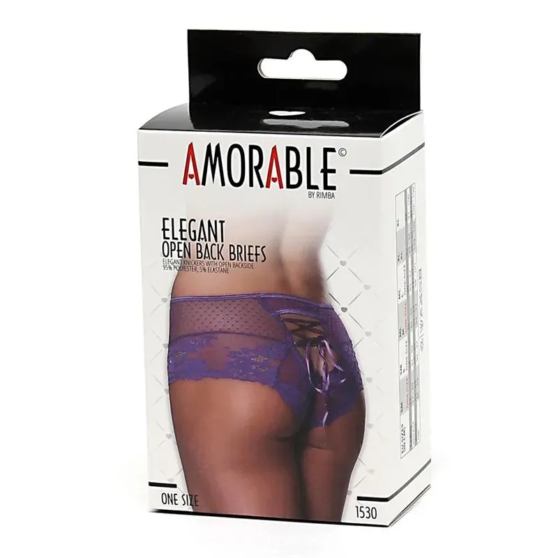 AMORABLE korsetes stila biksītes, violetas