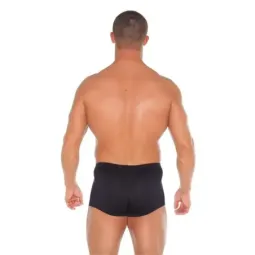 AMORABLE šorti ar rāvējslēdzējiem, melni, One Size
