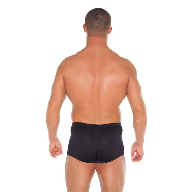 AMORABLE šorti ar rāvējslēdzējiem, melni, One Size