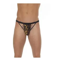 AMORABLE stringi ar saitītēm, melni un leoparda raksts