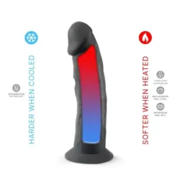 SILEXD Mod. 2 reālistisks dildo 19 cm, melns