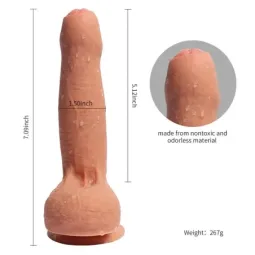 SHEQU Azazel silikona dildo 18 cm
