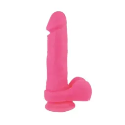 CHISA Dual Density Dildo Pink 8.2 ar piesūcekni