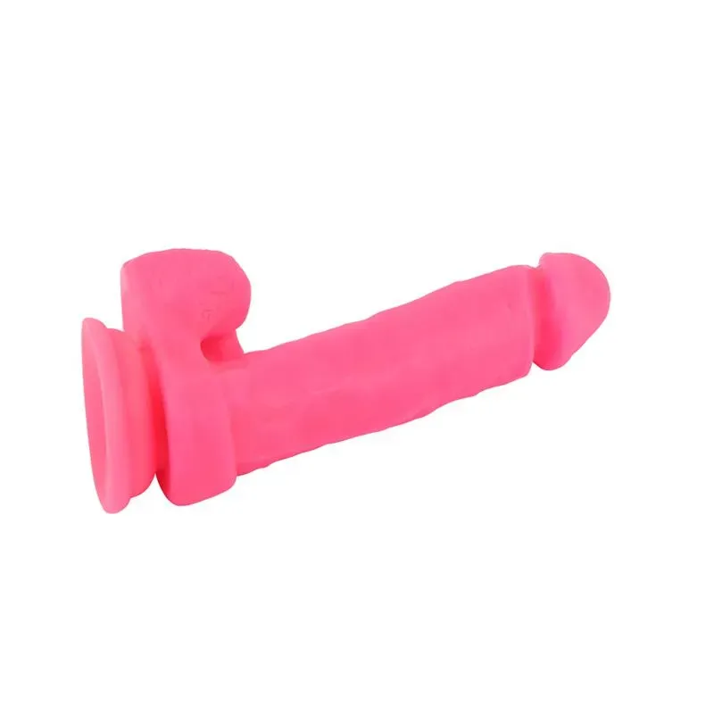 CHISA Dual Density Dildo Pink 8.2 ar piesūcekni