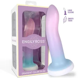 Dildo ar piesūcekni, krāsu pāreja, 13,6 cm | Noks.lv