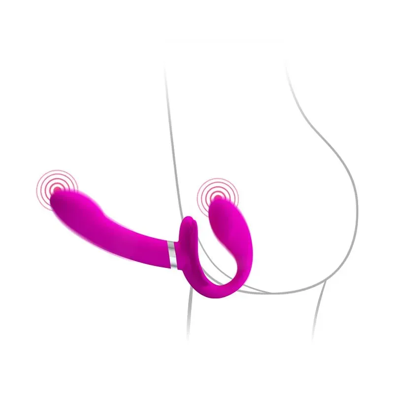 PRETTYLOVE Valerie bezsiksnu strap-on vibrators