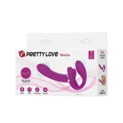 PRETTYLOVE Valerie bezsiksnu strap-on vibrators