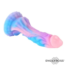 Tumsā mirdzošs pūķa formas dildo, 18 cm | Noks.lv