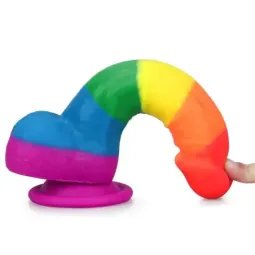 LOVETOY Prider 8 silikona dildo ar piesūcekni