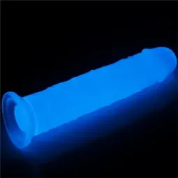 LOVETOY Lumino 8 dildo ar zilu gaismu