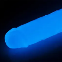 LOVETOY Lumino 8 dildo ar zilu gaismu