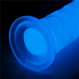 LOVETOY Lumino 8 dildo ar zilu gaismu
