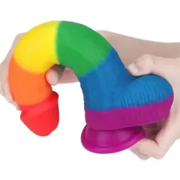 LOVETOY Prider 9 silikona dildo ar piesūcekni