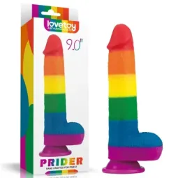 LOVETOY Prider 9 silikona dildo ar piesūcekni