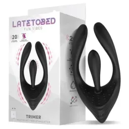 LATETOBED Trimer vibrators pāriem ar 3 motoriem