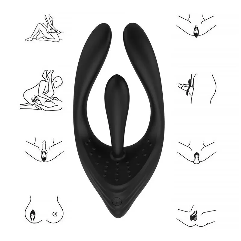 LATETOBED Trimer vibrators pāriem ar 3 motoriem