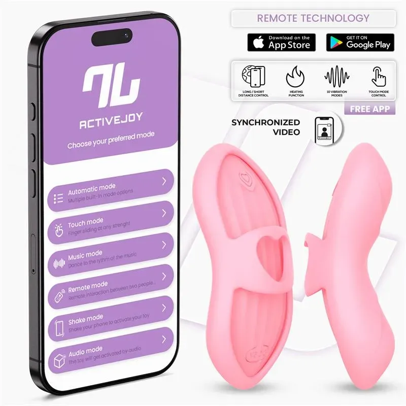 INTOYOU Laia pirksta vibrators ar lietotni