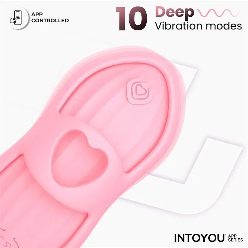 INTOYOU Laia pirksta vibrators ar lietotni