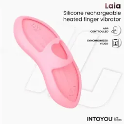 INTOYOU Laia pirksta vibrators ar lietotni