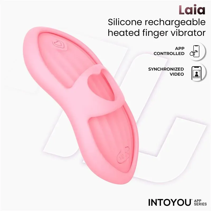 INTOYOU Laia pirksta vibrators ar lietotni