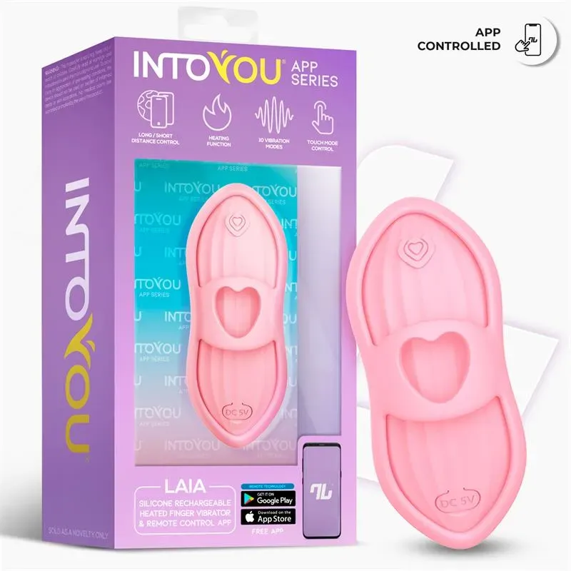 INTOYOU Laia pirksta vibrators ar lietotni