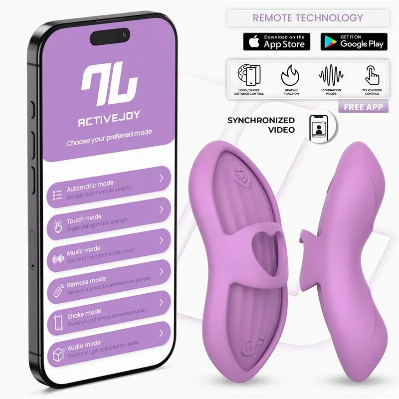 INTOYOU Laia pirksta vibrators ar lietotni