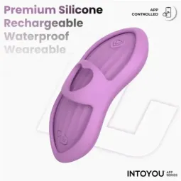 INTOYOU Laia pirksta vibrators ar lietotni