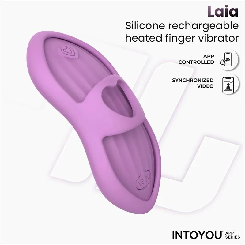 INTOYOU Laia pirksta vibrators ar lietotni