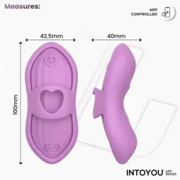 INTOYOU Laia pirksta vibrators ar lietotni