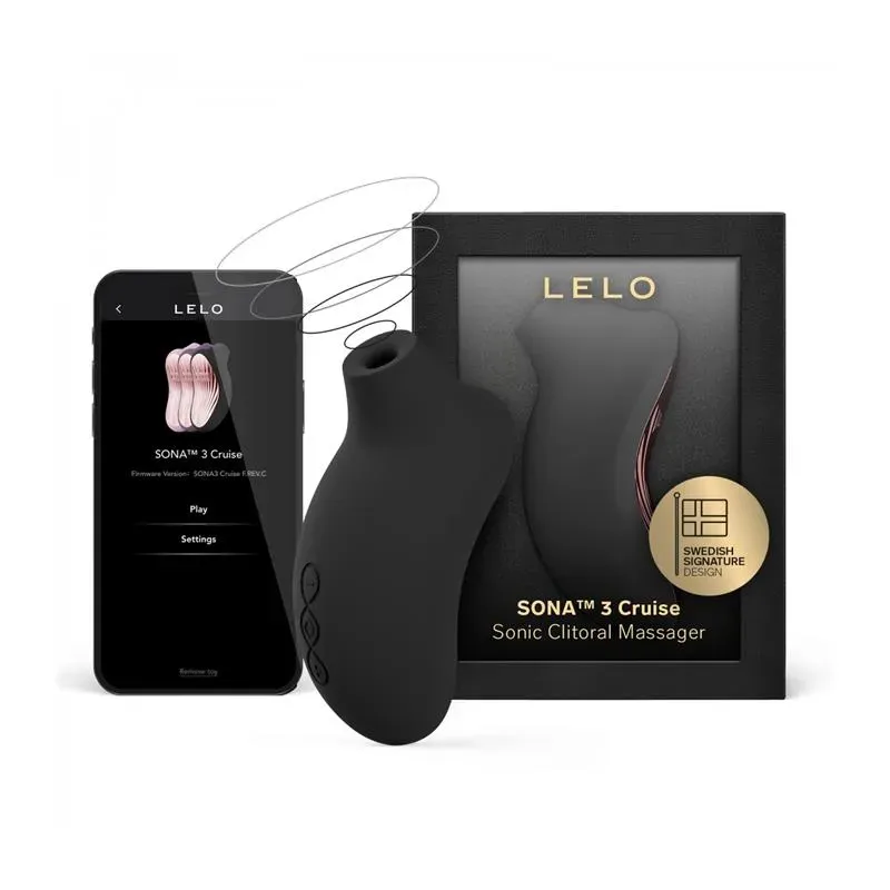 LELO Sona 3 Cruise klitora stimulators, melns