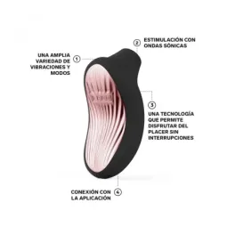 LELO Sona 3 Cruise klitora stimulators, melns