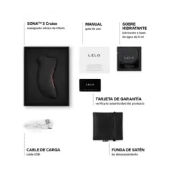 LELO Sona 3 Cruise klitora stimulators, melns