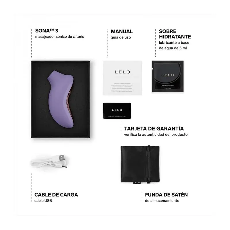 LELO Sona 3 klitora stimulators | Violet Dusk