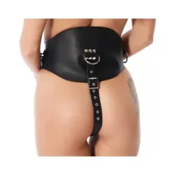 BONDAGE PLAY корсет с латексным фаллоимитатором