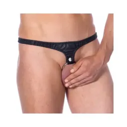 BONDAGE PLAY Leather Waistband ādas biksītes
