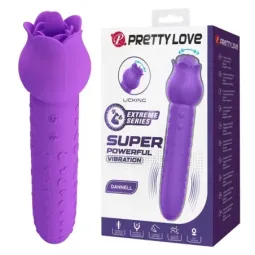 PRETTYLOVE Dannell klitora stimulators ar mēlīti