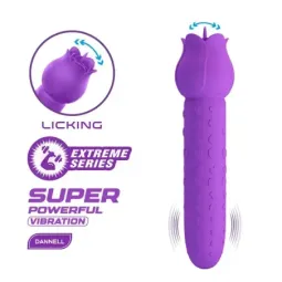 PRETTYLOVE Dannell klitora stimulators ar mēlīti