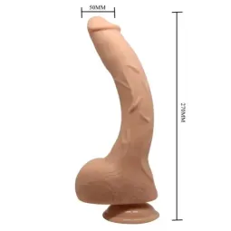 BAILE Jack reālistisks dildo ar piesūcekni, 27 cm