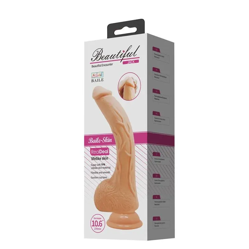 BAILE Jack Flexible реалистичный фаллоимитатор