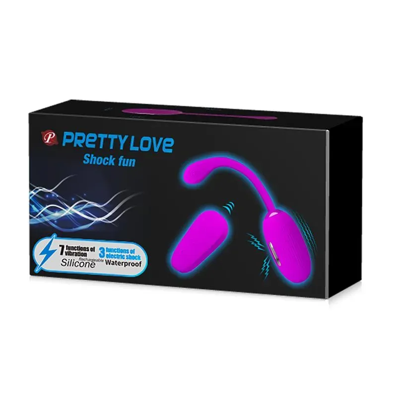 PRETTYLOVE Shock Fun vibrējošā oliņa