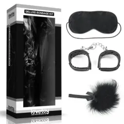 LOVETOY Bondage Kit Deluxe Black BDSM komplekts