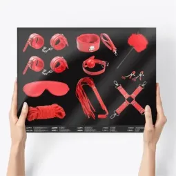 INTOYOU BDSM LINE sasaistīšanas komplekts, 10 daļas