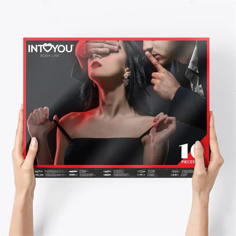 INTOYOU BDSM LINE sasaistīšanas komplekts, 10 daļas