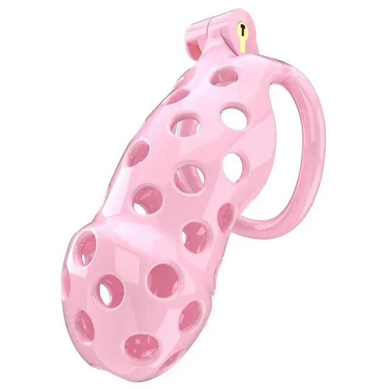 Penis Cage PC03 Pink šķīstības būris, ABS
