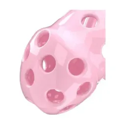 Penis Cage PC03 Pink šķīstības būris, ABS