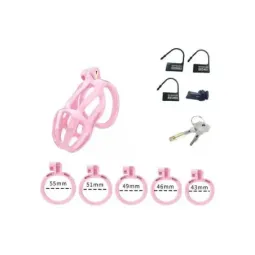 Penis Cage PC02 Pink клетка для пениса из ABS