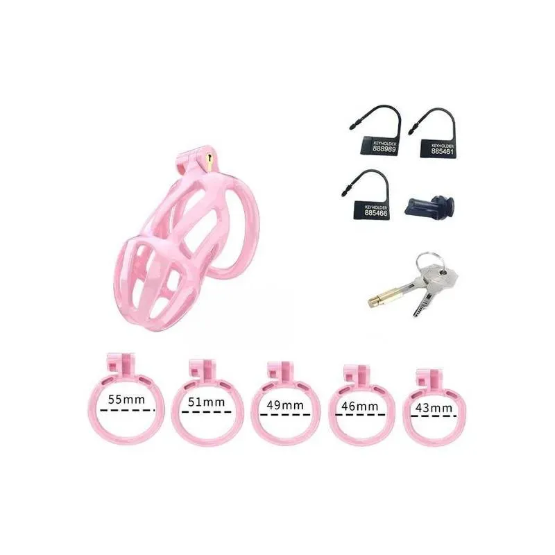 Penis Cage PC02 Pink клетка для пениса из ABS