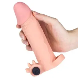 LOVETOY Add 2 peņa uzmava ar vibrāciju