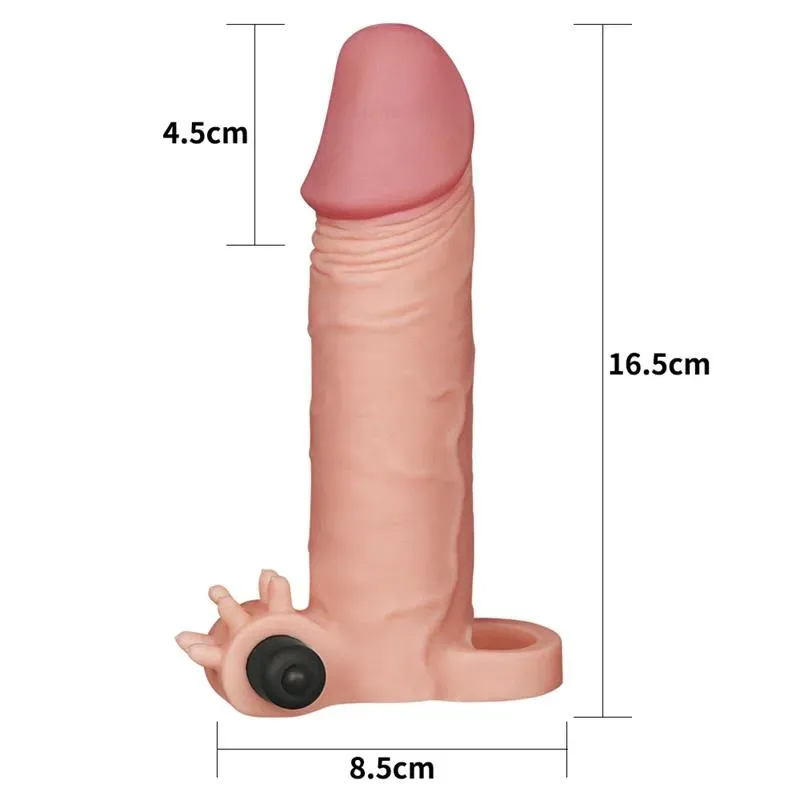 LOVETOY Add 2 peņa uzmava ar vibrāciju