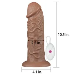 LOVETOY Dildo King 10.5 vibrējošais dildo